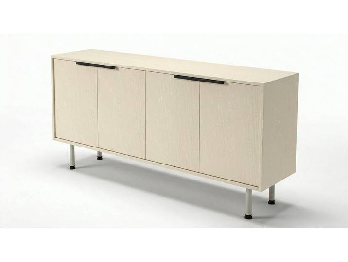 Xlmoebel Sideboard Weiß Sideboard Modern Holz Metall Wohnzimmermöbel Schrank