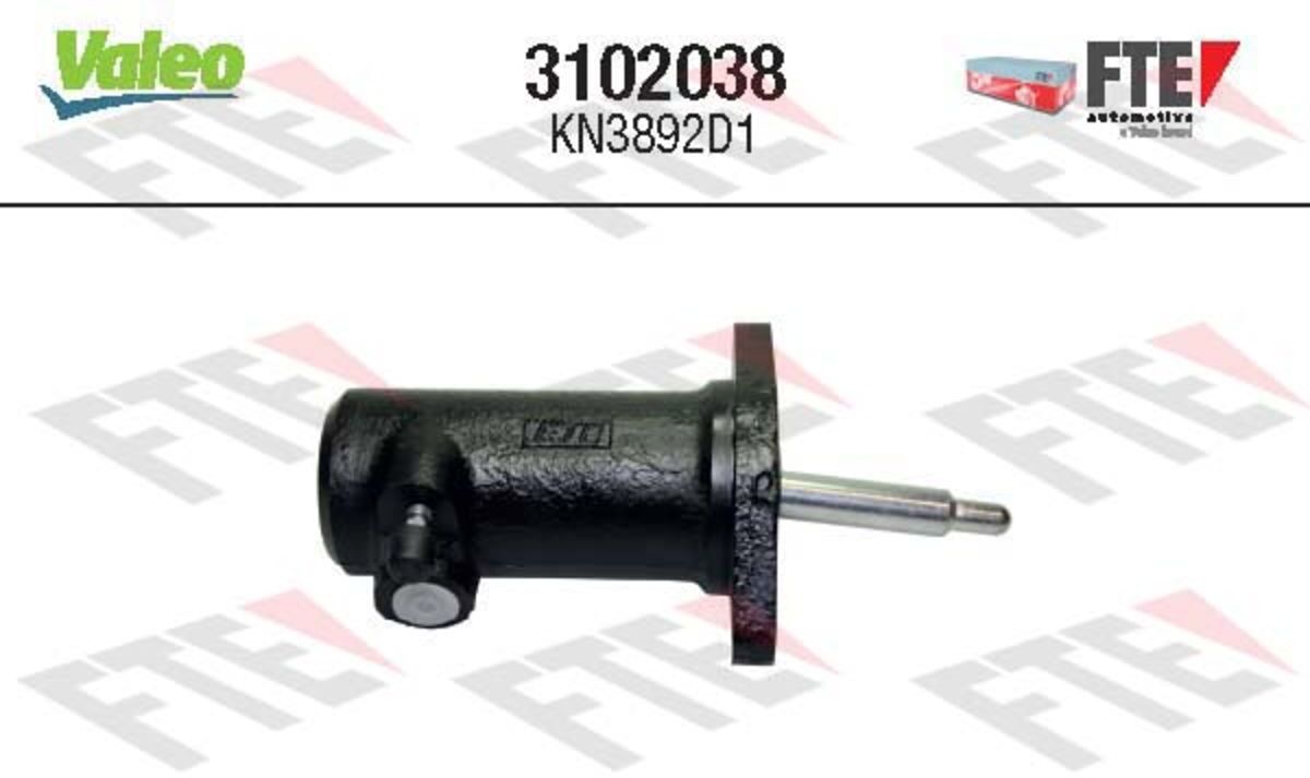 Nehmerzylinder, Kupplung VALEO 3102038