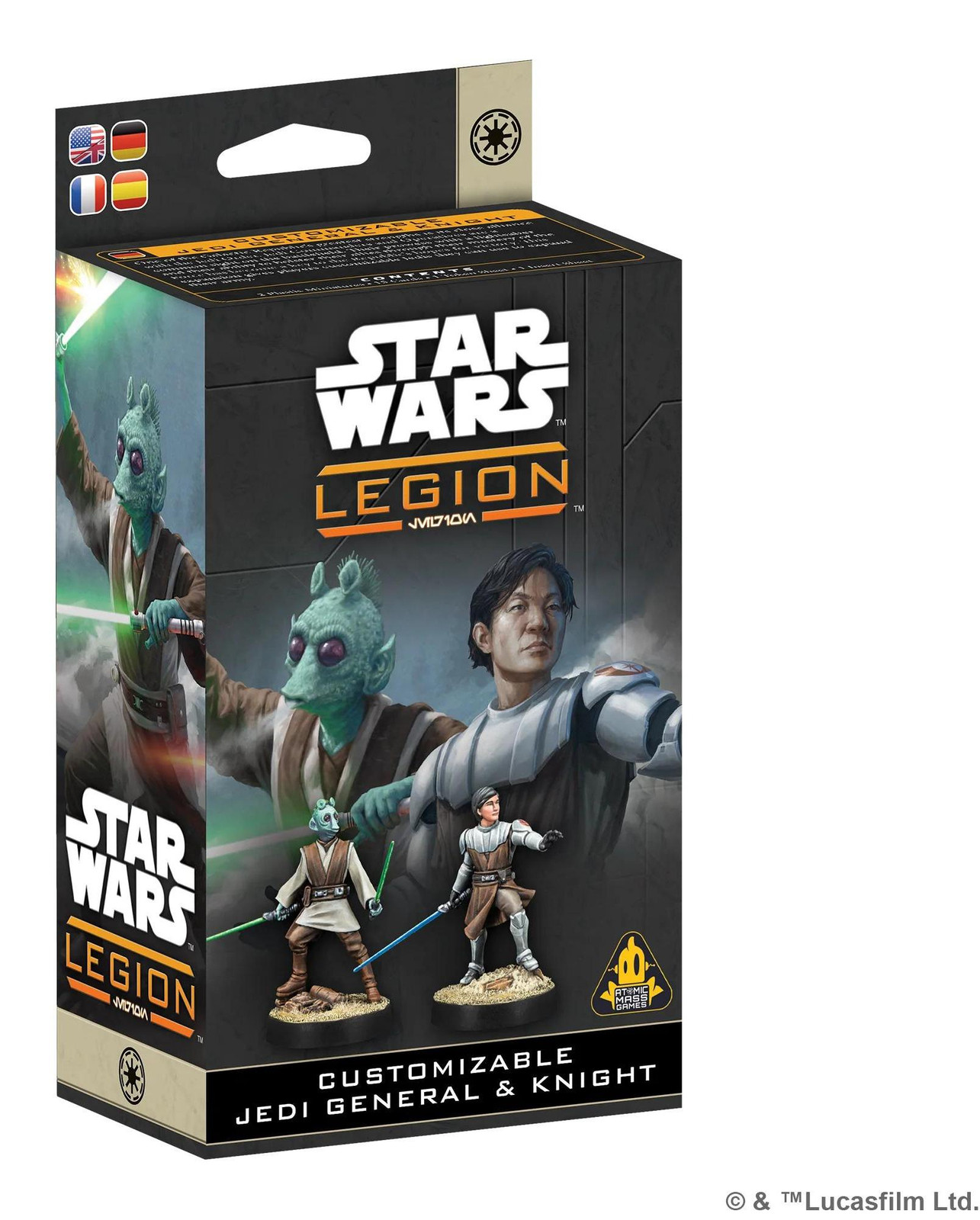 Atomic Mass Games Star Wars: Legion Aanpasbare Jedi-generaal en ridder