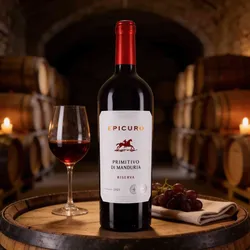 Femar Vini - Epicuro 2021 Epicuro Primitivo di Manduria Riserva 2021 Primitivo  Italien
