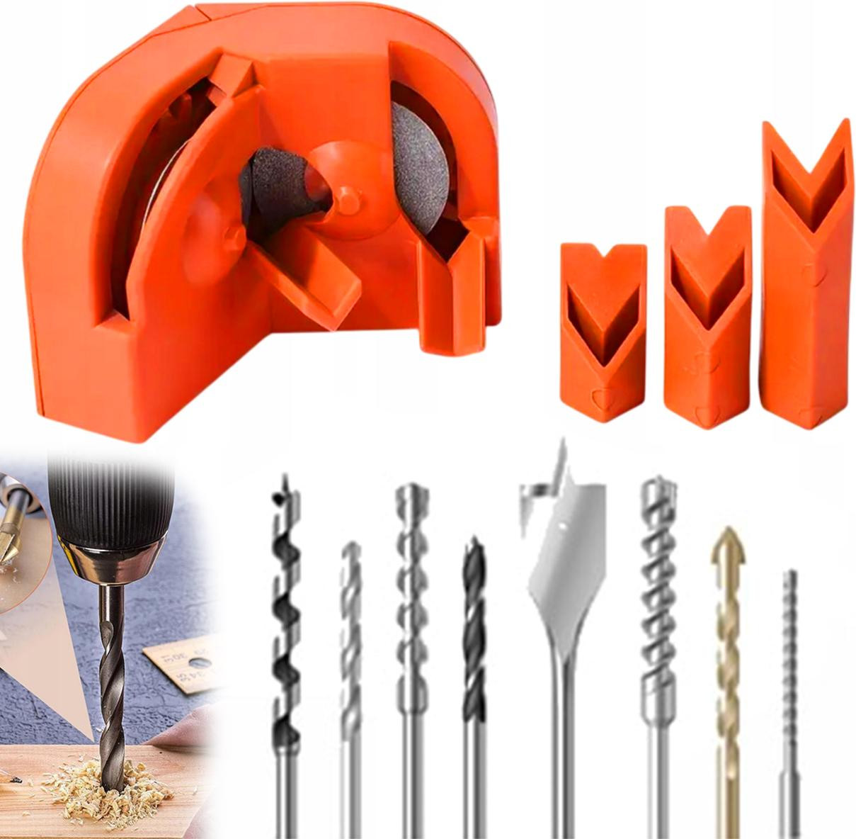Frilla Boorslijper voor precieze boor- en mesranden, geschikt voor schroefmachines, 2-16 mm