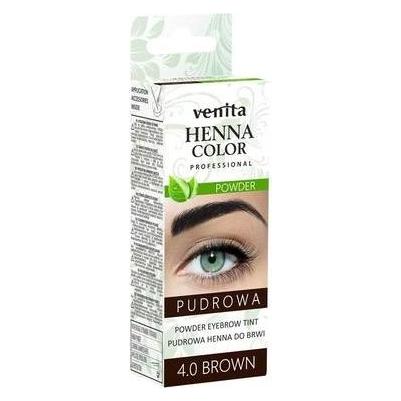 Venita Henna Color Powder Powder Henna For Eyebrows 4.0 Brown 4G (Braun) (5902101520324)