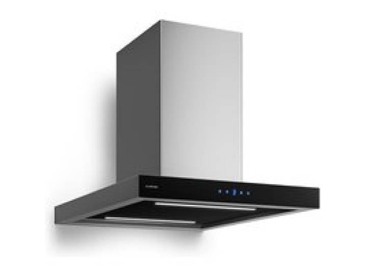 Klarstein Valeria hotte îlot Mode évacuation et recyclage Design élégant en inox 632 m³/h 60 cm