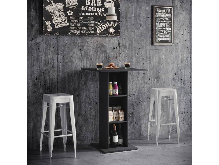 Table haute Standos 70 x 108 x 70cm Noir/Noir