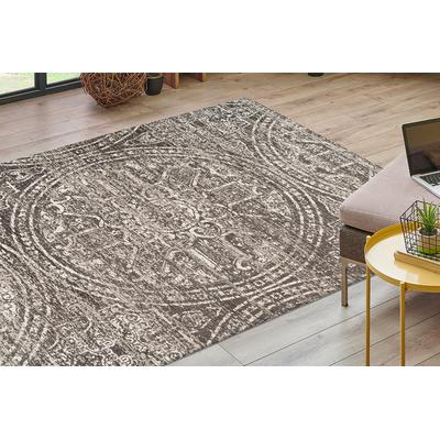 Teppich KAYOOM "Davis 425", grau, B:80cm H:12mm L:150cm, Polyester, Teppiche, Teppich, edles Design, pflegeleicht, neutrale Farben