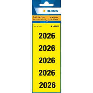 Herma Jahreszahlen 1686, Aufkleber, 60 x 26mm, 100 Etiketten, Jahr 2026