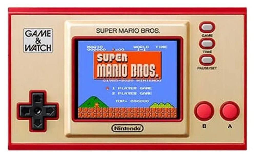 Nintendo Game & Watch Super Mario Bros Speelconsole Beige Rood