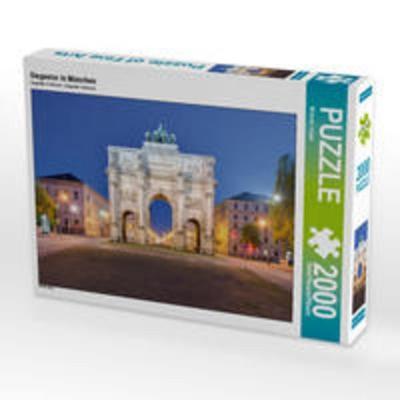 CALVENDO Puzzle Siegestor in München | 2000 Teile Lege-Größe 90 × 67 cm Foto-Puzzle für glückliche Stunden