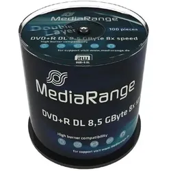 MediaRange MR470 DVD-Rohling 8,5 GB DVD+R DL 100 Stück(e)