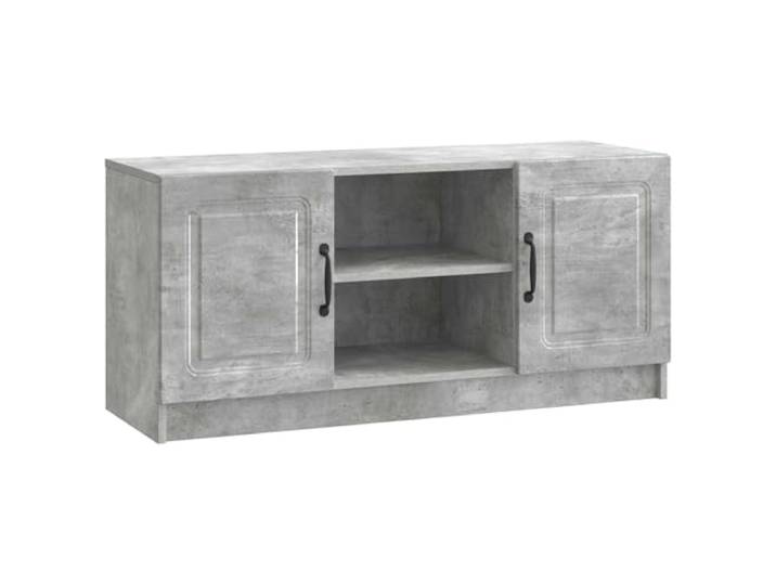 Makastle TV-Schrank Betongrau 102x34,5x47 cm Holzwerkstoff