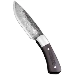 Muxel Das kleine Allzweckmesser für Küche, Outdoor, Camping, Jagt  mit Lederhülle