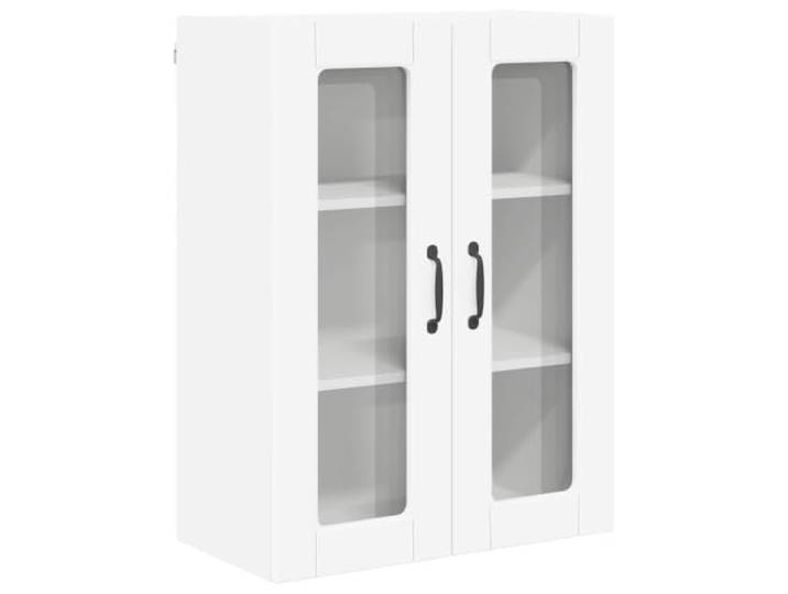 Wandschrank für die Küche, Portweiss, 60 x 31 x 80 cm, aus Holzfaserstoff Wandschrank, geräumige Regale, mehrere Fächer, Holzfaserstoff, Innenbereich, moderne Küche