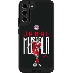 Nivocase Handyhülle für Samsung Galaxy S22+ Hülle NIVOpure Case Schwarz FC Bayern München Offizielles (Samsung Galaxy S22+), Smartphone Hülle, Schwarz