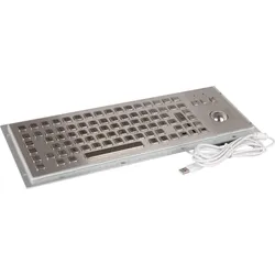 IPC-TASTATUR-02 - Industrie-Tastatur, USB, IP65, zum Einbau, Trackball