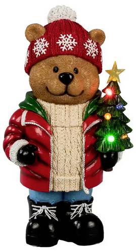 Konstsmide 4171-000 Weihnachtsdeko, sonstige Teddybär Mehrfarbig LED Mehrfarbig, Bunt Timer
