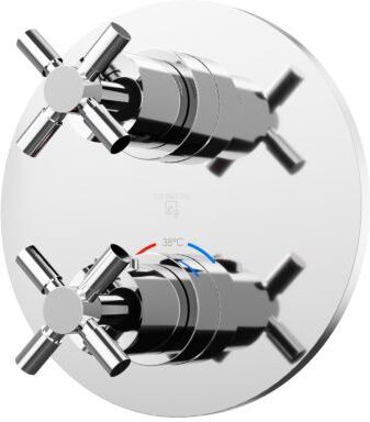 Steinberg Serie 250 Fertigmontageset 25041333 für Unterputzthermostat, chrom