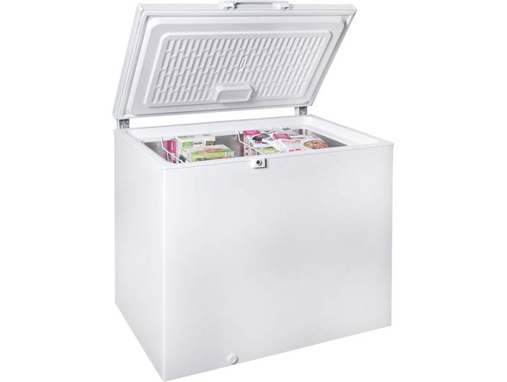 PRIVILEG Gefriertruhe PFH 270 3 , Energieeffizienz: D, silber (weiß), B/H/T: 101cm x 91,6cm x 69,8cm, Gefriertruhen, Supergefrierfunktion – für extra schnelles Einfrieren frischer Vorräte, Gefriertruhe