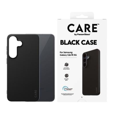 CARE BY PANZERGLASS Handyhülle "TPU Casefür Samsung Galaxy S26 FE 5G", schwarz, Smartphones, Hüllen, Backcover, Schutzhülle, Handyschutzhülle, Case, Schutzcase, stoßfest