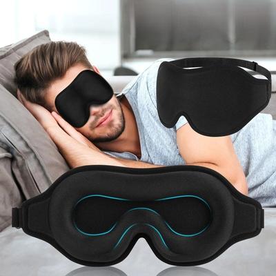 Multicon Wholesale Hub Blackout Sleep Mask, Soft Silk Travel Eye Cover, Memory Foam, Padded Shade, Adjustable For Relaxation Blackout Sleep Mask, Soft Silk Travel Eye Cover, Memory Foam, Padded Shade, Adjustable For Relaxation