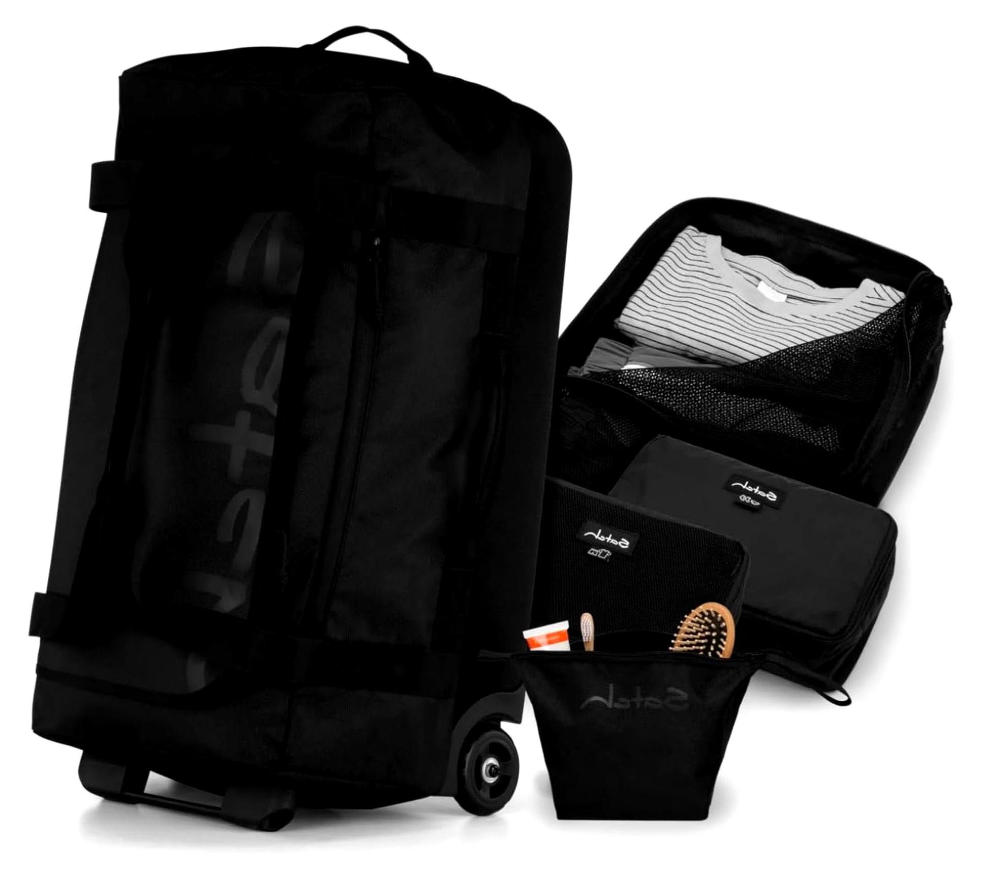 Quest Reisetasche Set, robust und komfortabel in Jet Black