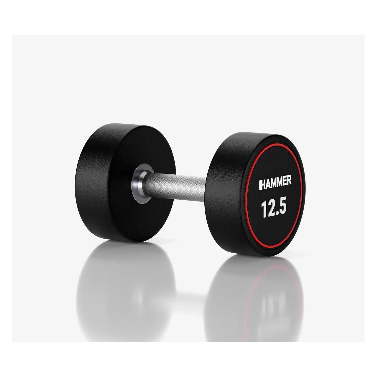 Hammer Fitness Kompakthantel PU 12,5 kg (1 x 12.5 kg) (17424)