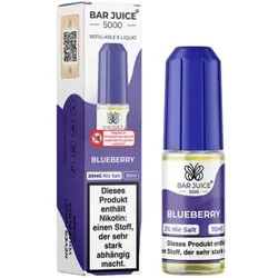 Blueberry NicSalt Liquid by Bar Juice 5000 10ml / 20mg