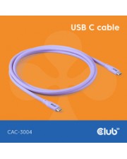 Club 3D USB C Cable Purple Kabel Digital/Daten (CAC-3004)