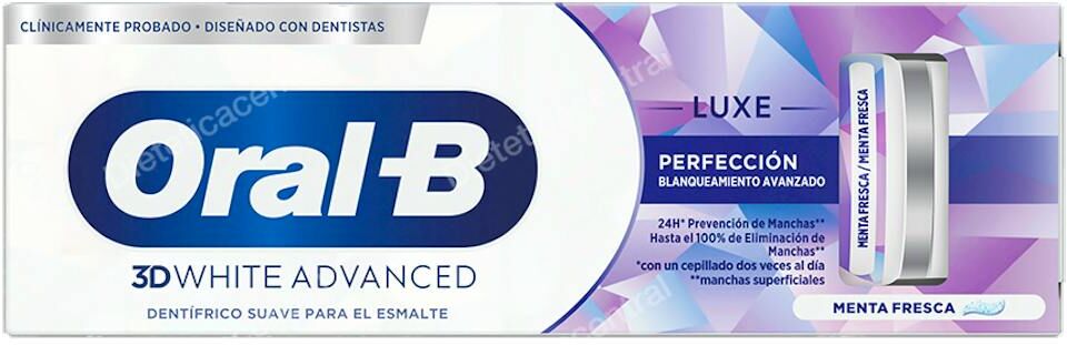 Oral b pasta 3d white luxe perfection 75ml.