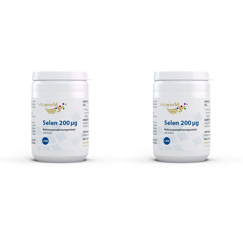 Selen 200 mcg Doppelpack 2x100 St Tabletten