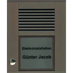 TCS PDS01-EB/04 PDS TCS:BUS Audio Außenstation 1T AP bronze PDS01EB04