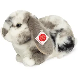 Teddy-Hermann - Kuscheltier Widderkaninchen grau-weiß gescheckt 23 cm
