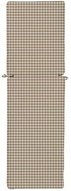 Replacement Chaise Cushion - 25x80 - Box Edge, Gale Gingham Fawn - Ballard Designs