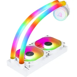 Blackstorm Luna PC240MM ARGB Liquid Cooling System, CPU Wasserkühler, Weiss