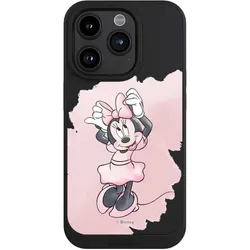 Nivocase Handyhülle für Apple iPhone 15 Pro Hülle NIVOpure Case Schwarz Disney Motiv ohne Hintergrund (Apple iPhone 15 Pro), Smartphone Hülle, Schwarz