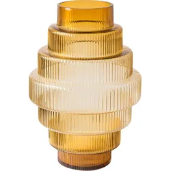Steps Vase 50 cm, bernsteinfarben