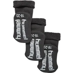 hummel, Unisex, Sportsocken, Hmlmini Non Slip 3-Pack Sock (21 - 23), Grau