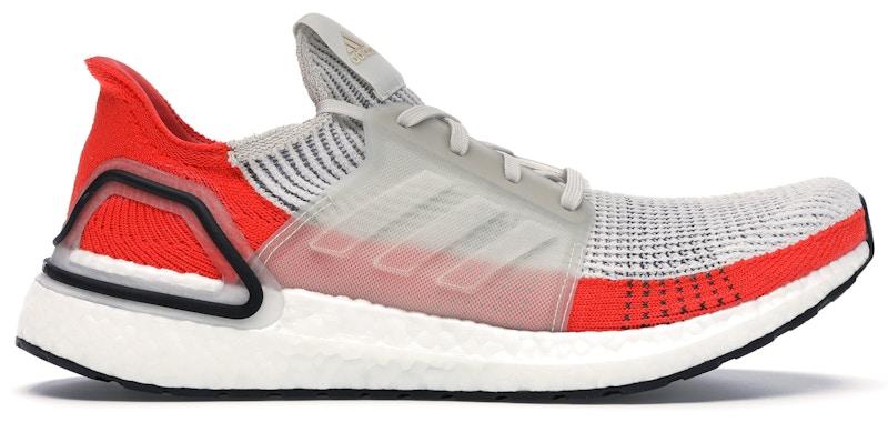 adidas Ultra Boost 19 Raw White Active Orange - EU 44 2/3