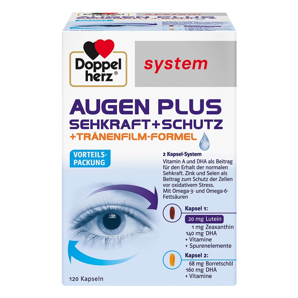 Queisser Pharma GmbH & Co. KG Doppelherz system AUGEN PLUS SEHKRAFT + SCHUTZ 06560987