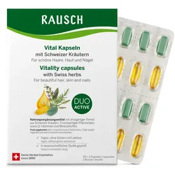 RAUSCH Vital Kapseln mit Schweizer Kräutern 30X2 St Kapseln