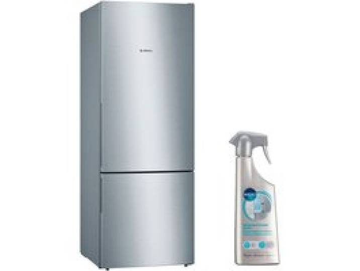 BOSCH Réfrigérateur frigo combiné inox 503L Froid brassé Largeur 70cm