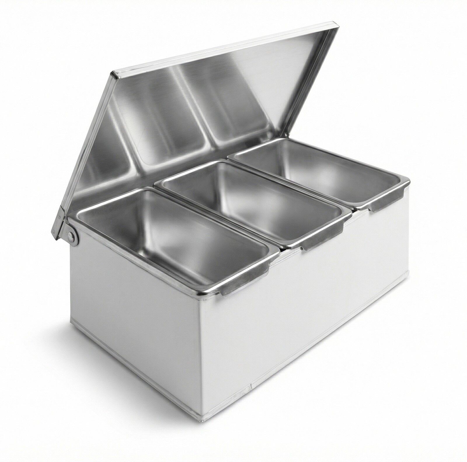 B2B Partner Edelstahlschale für 3 Zutaten, 230 x 150 x 90 mm
