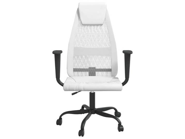 Blanc Chaise de bureau - CLARENCE - Pour Étudiant / salarié - réglable en hauteur blanc LV6984