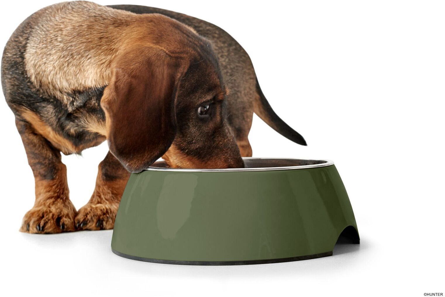 DOG SPORT HUNTER Melamin-Napf 350 ml, khaki