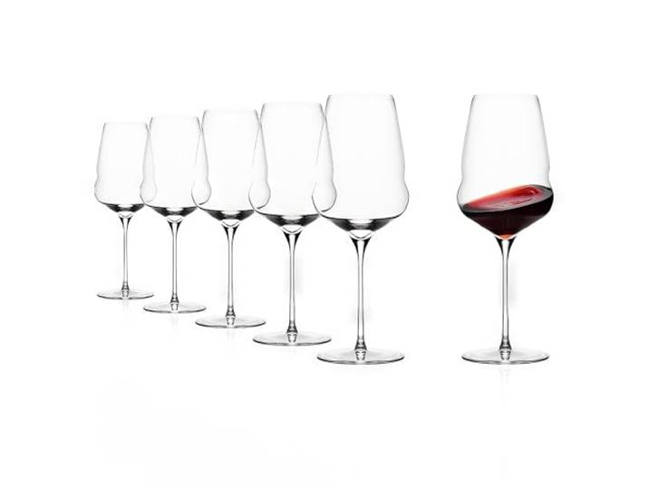 Stölzle Lausitz Bourgogne Wijnglazen Cocoon Set van 6, 610ml – Hoogwaardige Wijnglazen Ideaal voor Rode Wijn – Kristallen voor Maximale Aroma-ontwikkeling – Vaatwasserbestendig