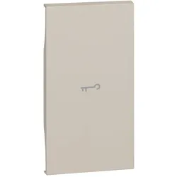 Legrand KM01M2F LivingNow 2-modulige Tastenabdeckung mit Symbol ”Schlüssel” in der Farbe Sand