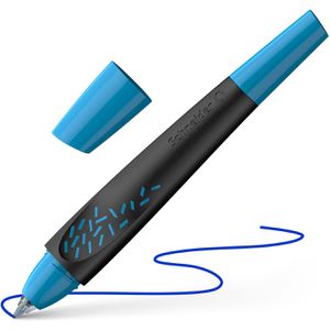Schneider Tintenroller Breeze, 188883, Gehäuse schwarz-blau, 0.6mm, Schreibfarbe blau