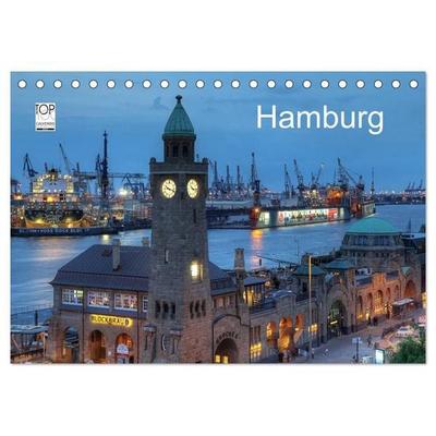 Hamburg (Tischkalender 2027 DIN A5 quer), CALVENDO Monatskalender