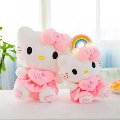 Playful Picks Adorable Hello Kitty Heart Hugging Plush Toy For Girls 30 Cm