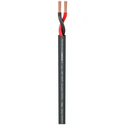 Lautsprecherkabel Meridian Install SP260 CPR-Version; 2 x 6,00 mm2; FRNC Ø 11,20 mm; schwarz; Cca