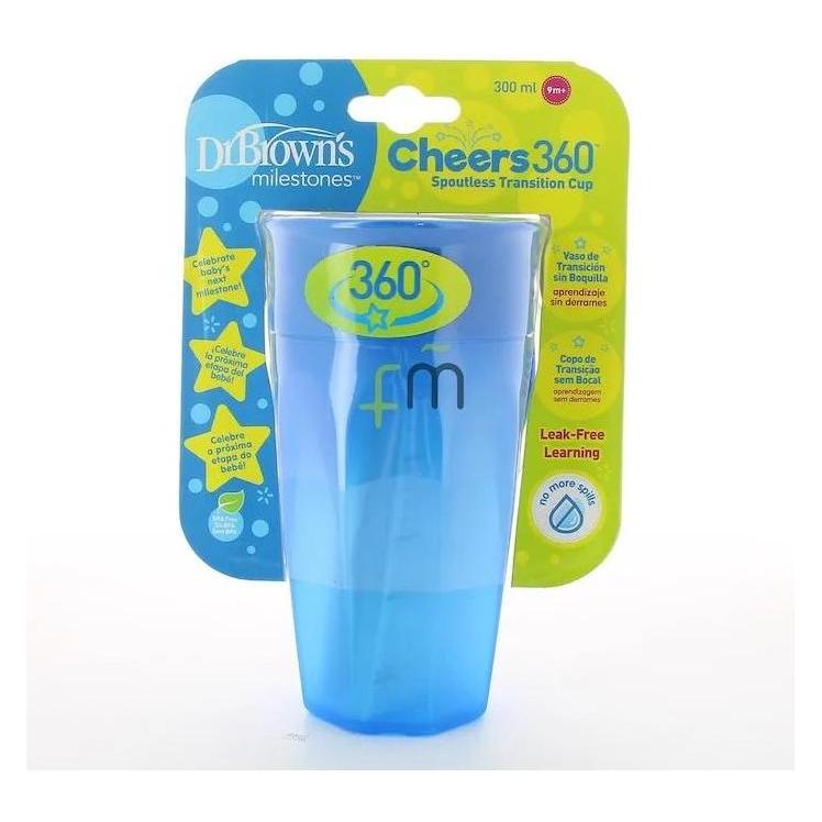 TC01094-MUG 360*TRINKEN WIE AUS EINEM GLAS 300ML BLAU (001326)